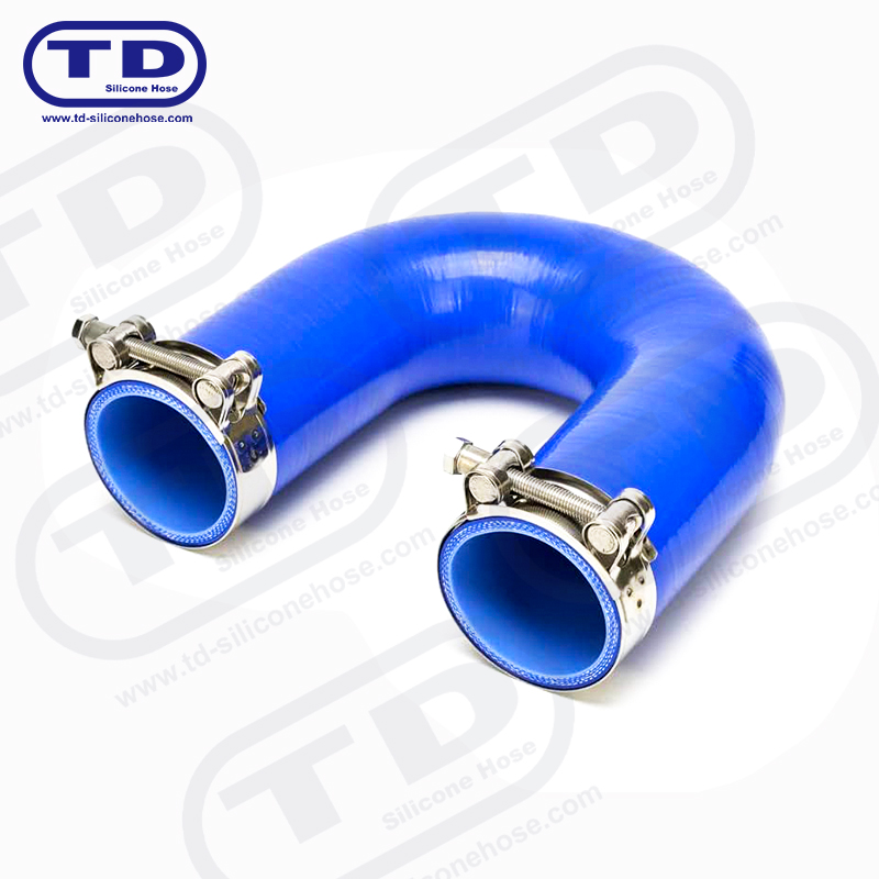 Silicone 180 ° Selang siku (selang bentuk U)