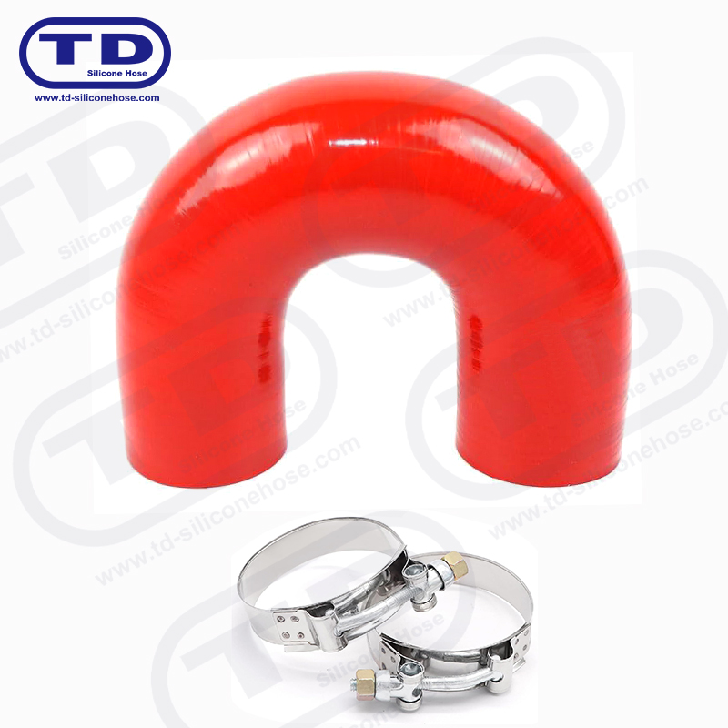 Silicone 180 ° Selang siku (selang bentuk U)