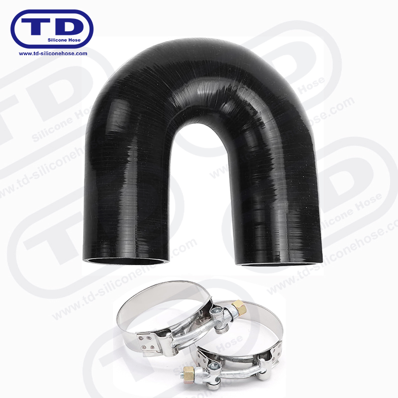 Silicone 180 ° Selang siku (selang bentuk U)