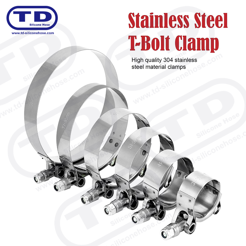 Penjepit selang silikon T-bolt tugas berat