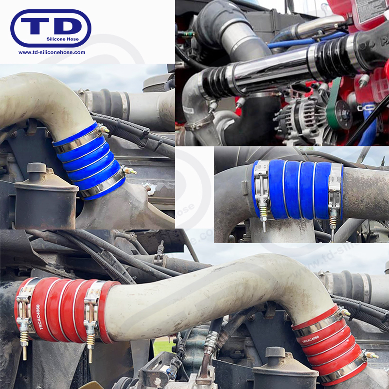 Pegas yang diperkuat klem selang silikon T-bolt