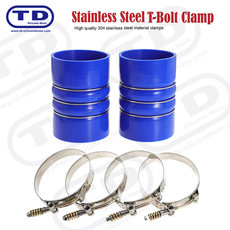 Pegas yang diperkuat klem selang silikon T-bolt