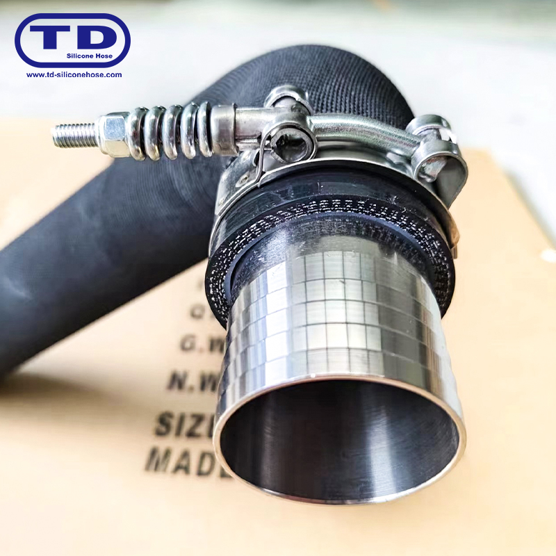 Pegas yang diperkuat klem selang silikon T-bolt