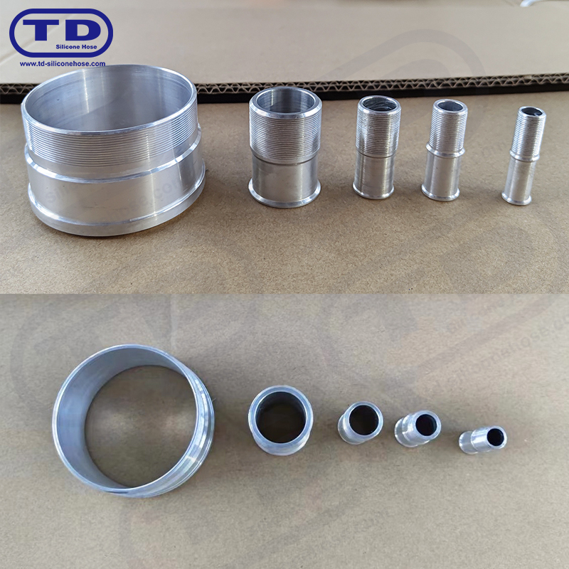 Pemasangan aluminium untuk selang silikon