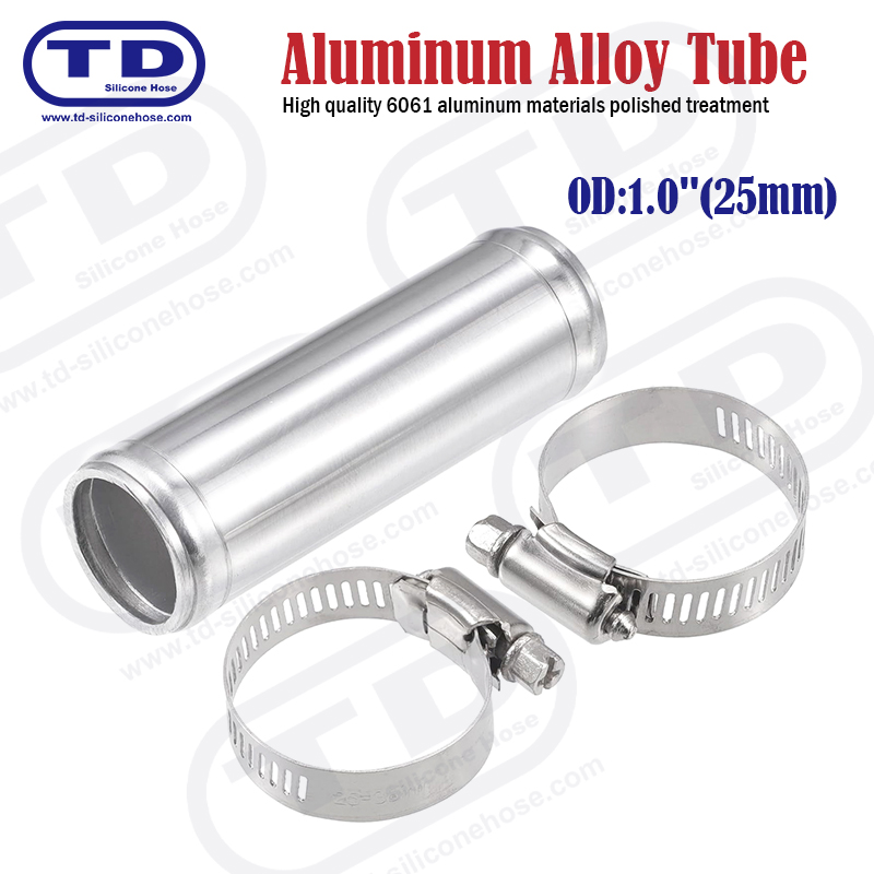 Pipa Aluminium OD: 25mm L: 76mm