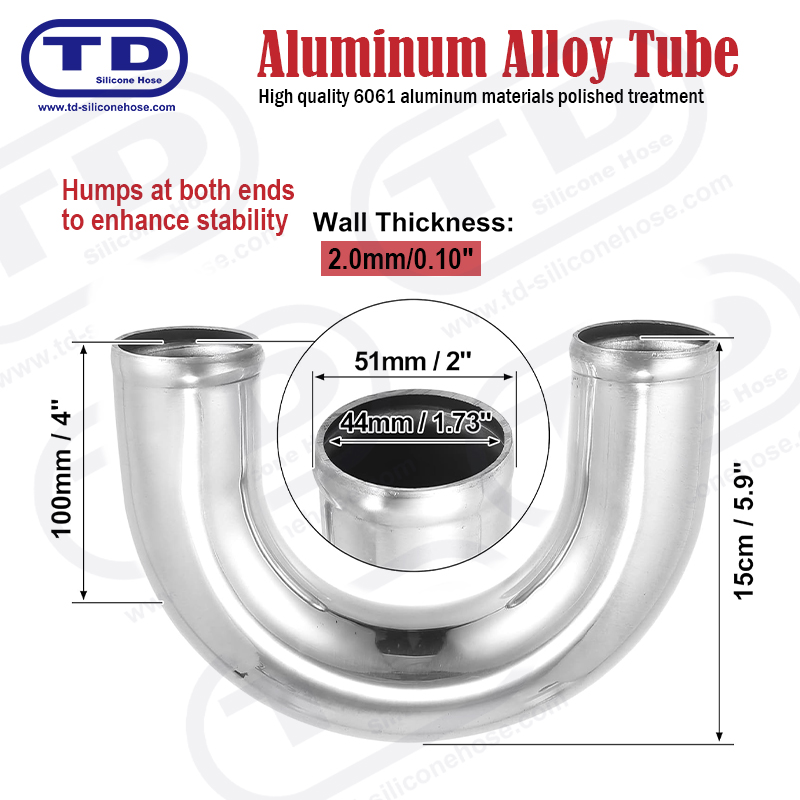Pipa Aluminium 180 ° OD Siku: 1.0 